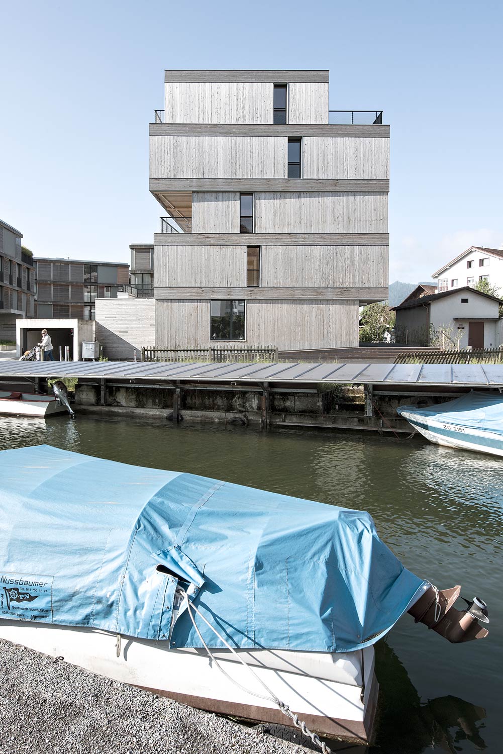 Aussenaufnahme Strandweg Birizug Unterägeri Architekturfotografie Regine Giesecke