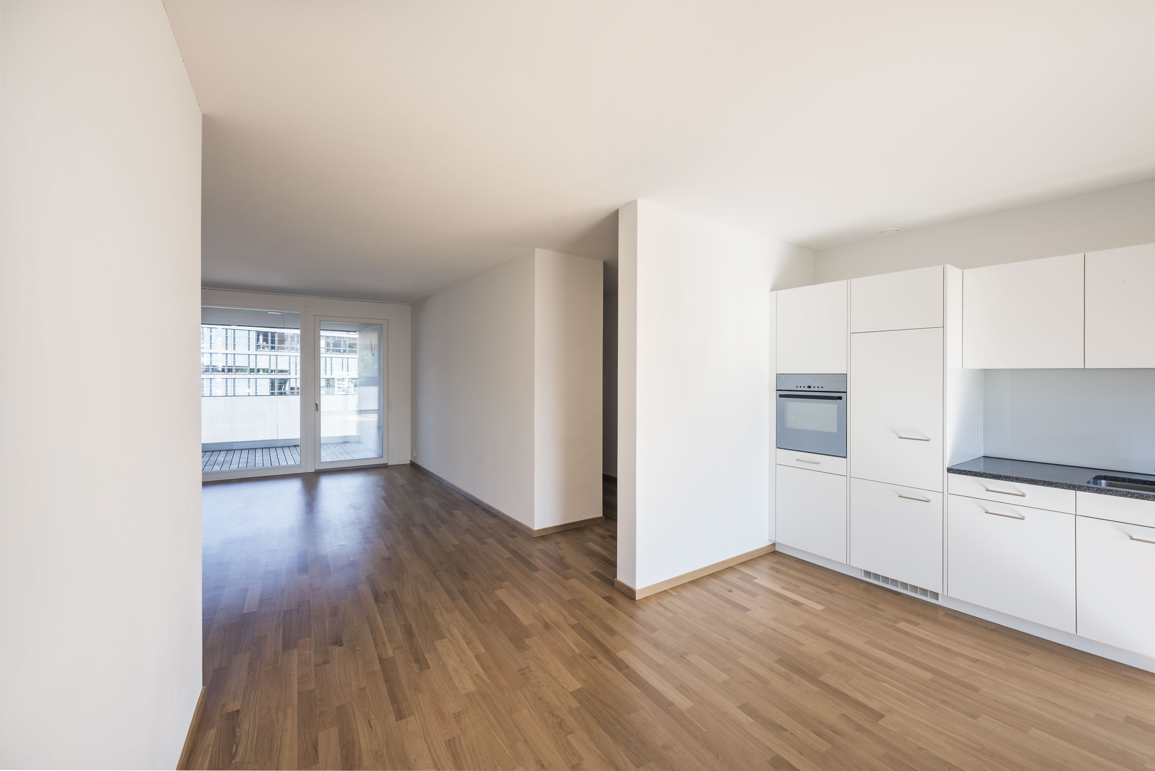 Innenaufnahme Ahornstrasse 2-8 Zug Architekturfotografie Regine Giesecke