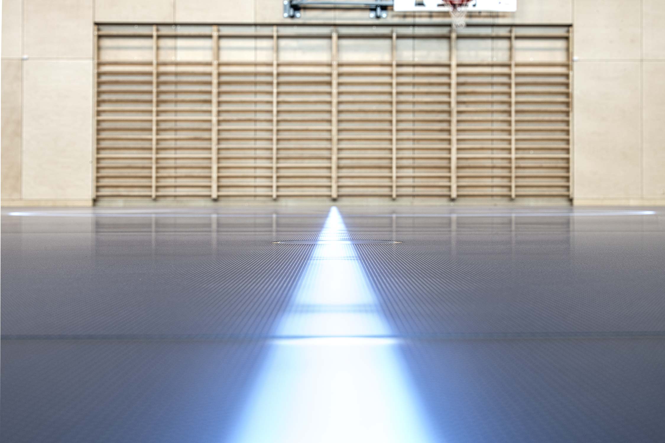 OYM Sporthalle Innenaufnahme Architekturfotografie Regine Giesecke