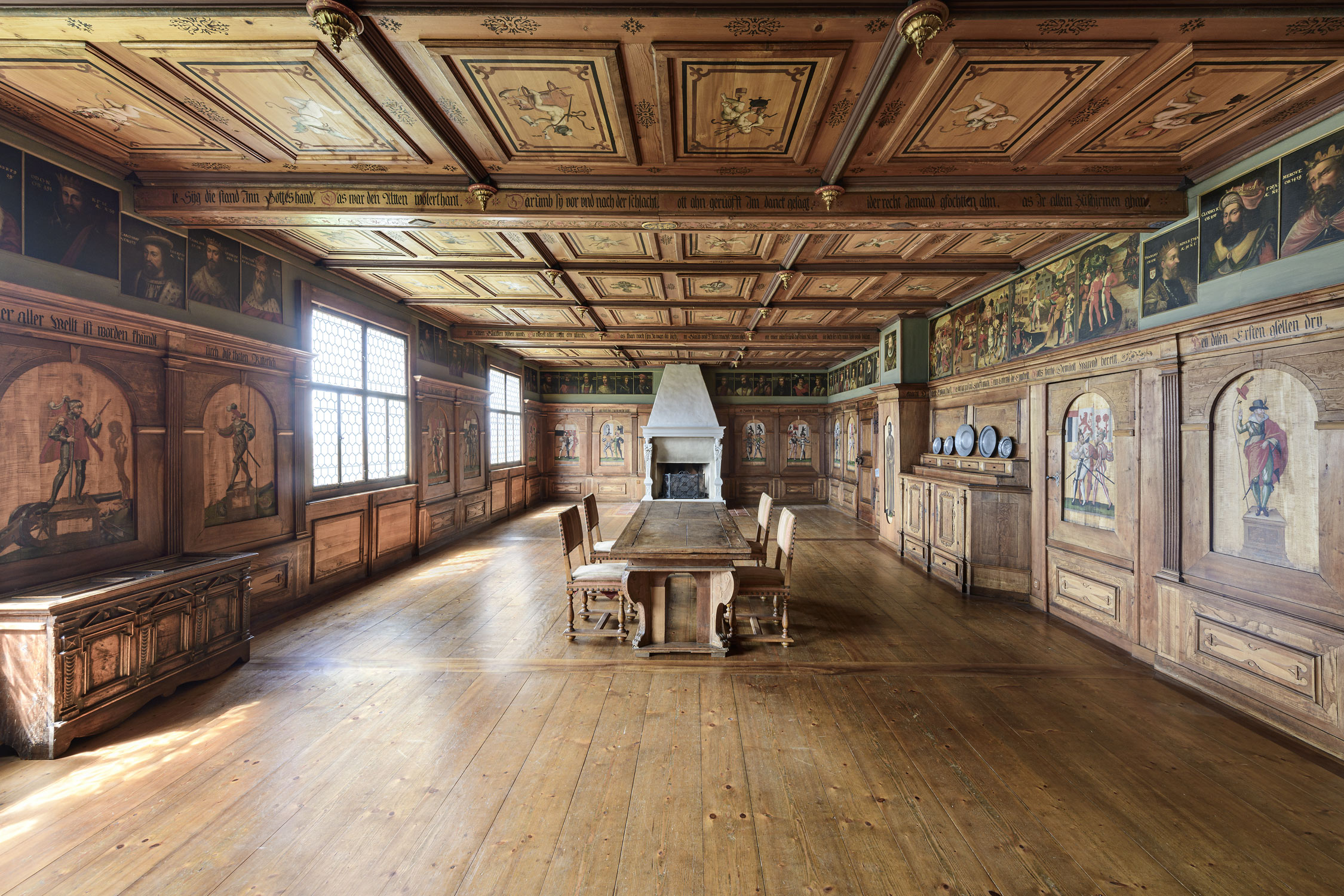 Gotischer Saal im Zurlaubenhof fotografiert von Regine Giesecke