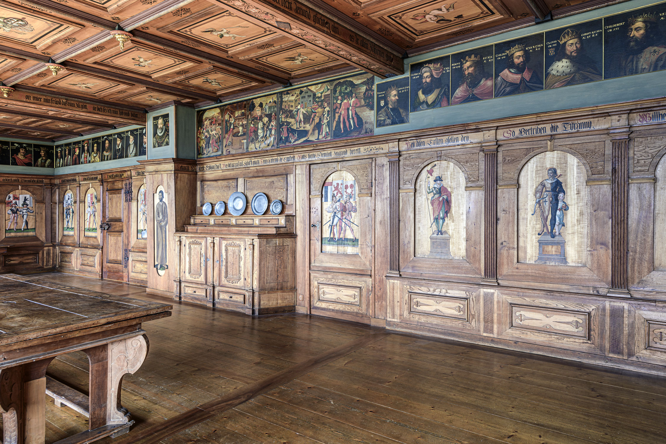 Gotischer Saal im Zurlaubenhof fotografiert von Regine Giesecke
